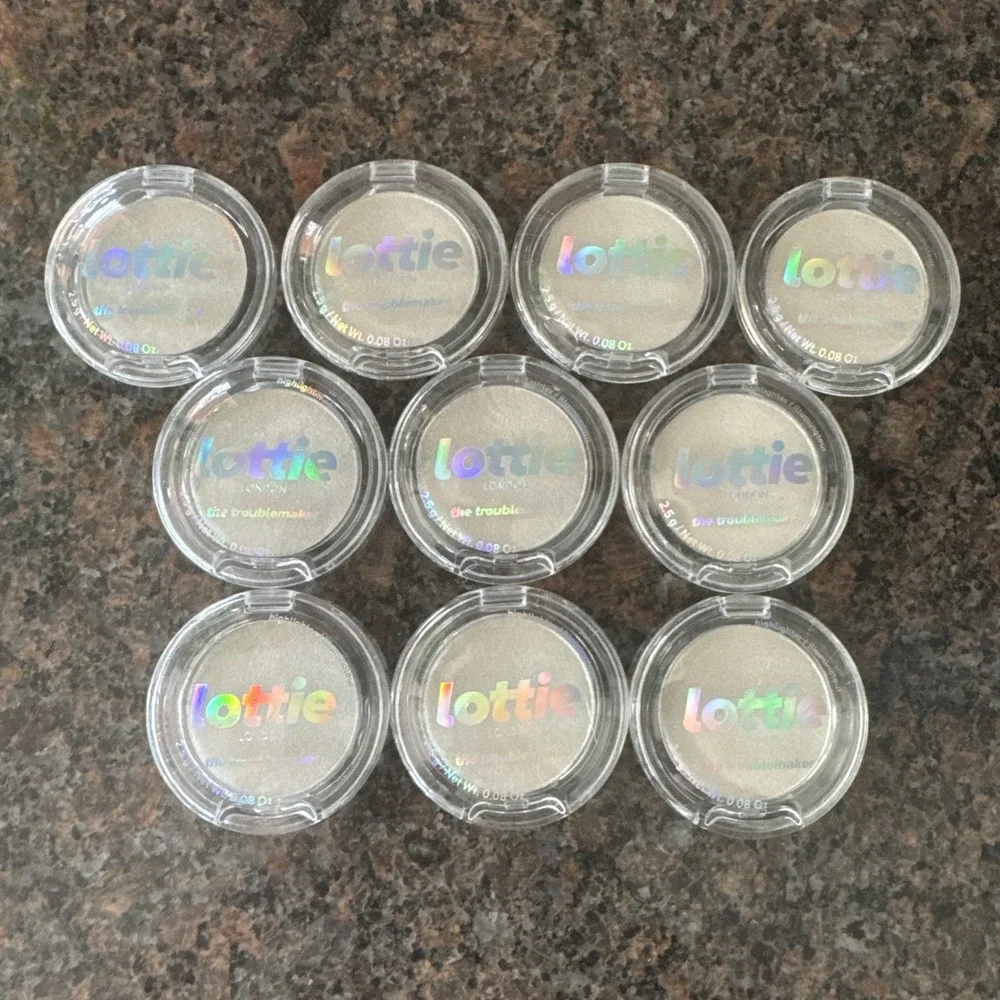 10X Lottie London Highlighter, Shade: The Troublemaker- NEW - Travel Size - 2.5g